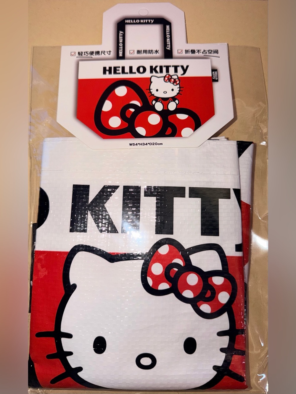 ❤️NIP Sanrio Hello Kitty/Kuromi/Cinnamoroll Foldable Tote/Shopping Bags